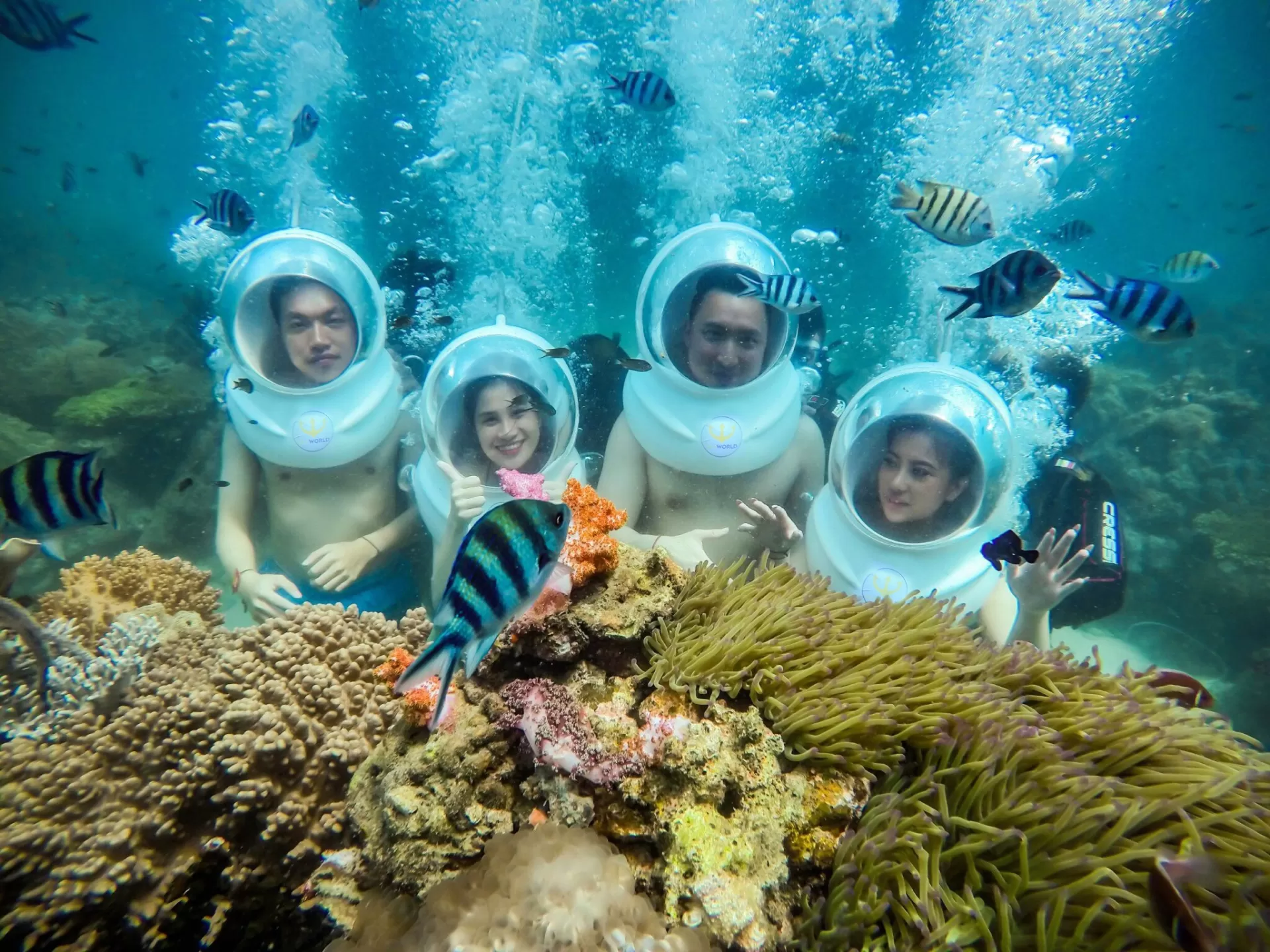 Experience walking in the ocean